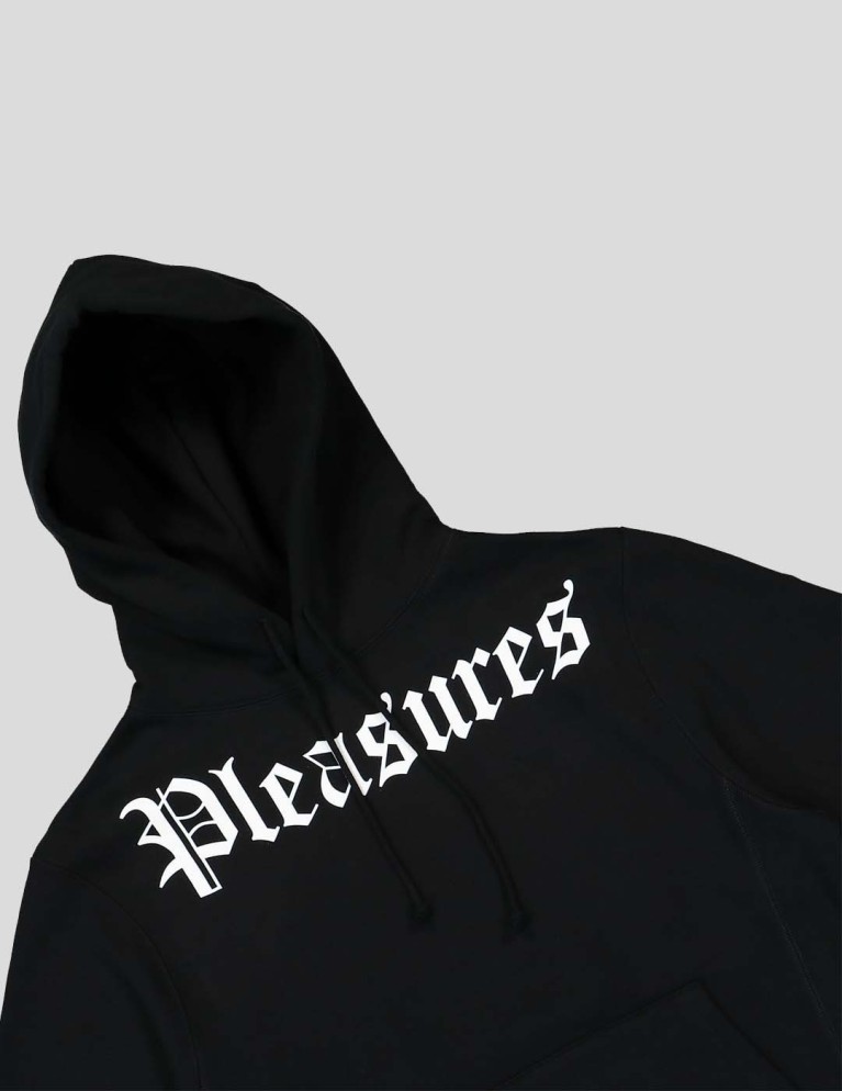 PLEASURE pub hoodie nero